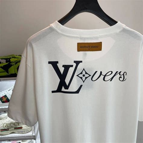 lv lovers shirt|louis vuitton t shirts for men.